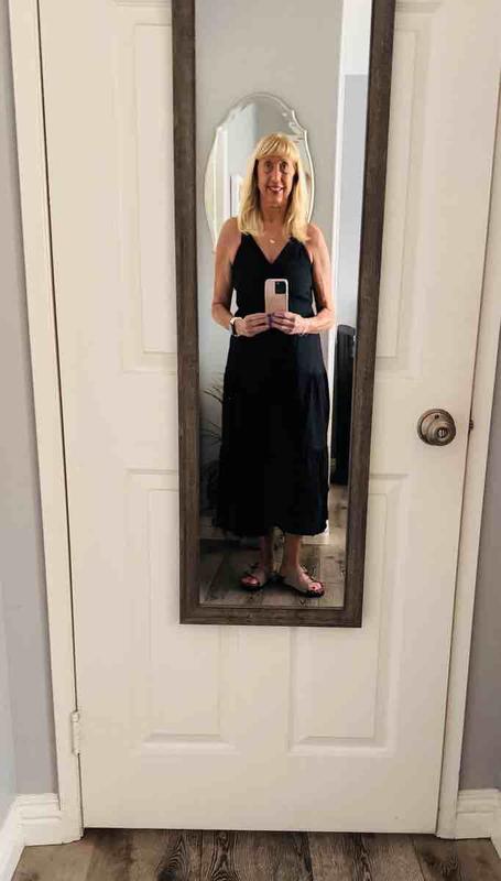 Customer photo for "Very cute comfy dress"