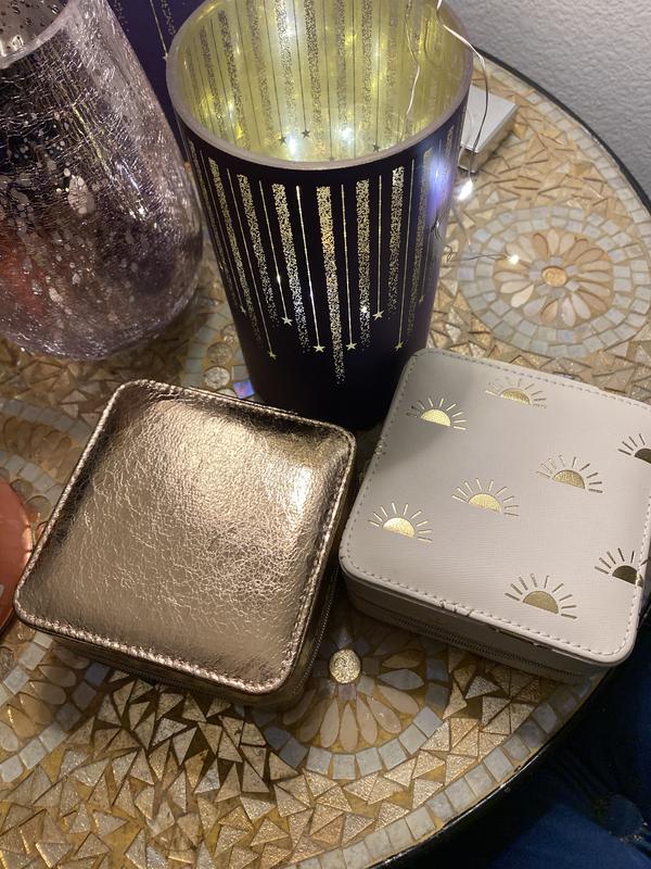 Square Zip Jewelry Box