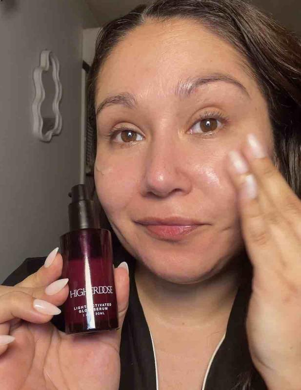 Customer photo for "Still glowing without the mask"