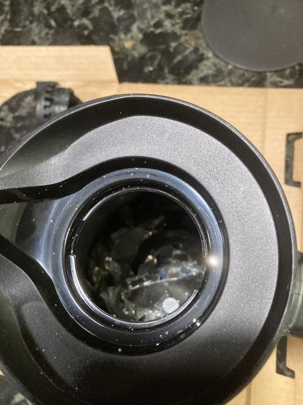 Customer photo for "Shattered Thermo Bottle!"