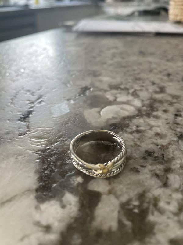 Customer photo for "Two tone ring not two tone enough"