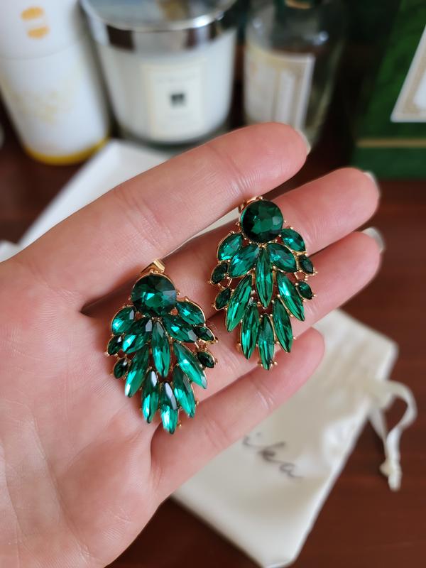 Customer photo for "Stunning statement earrings!"