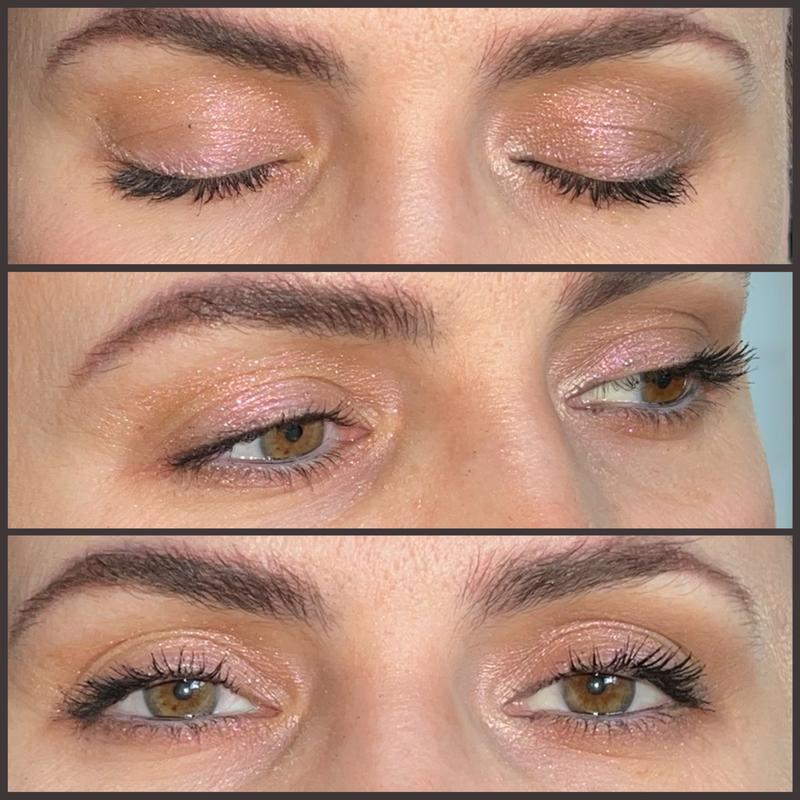 Customer photo for "Stunning color!Creamy formula that doesn’t crease."