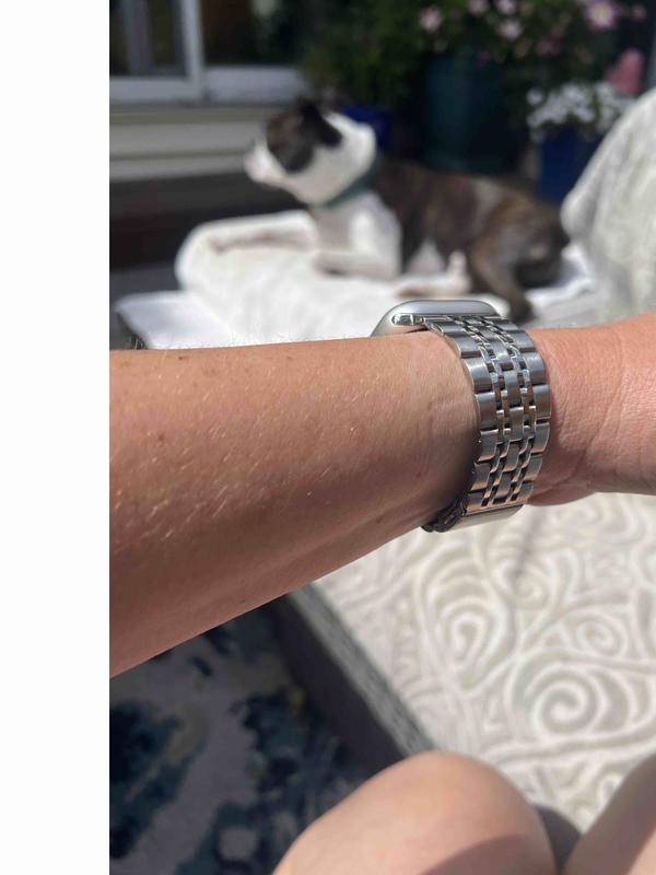 Customer photo for "adjustable fit and durable"