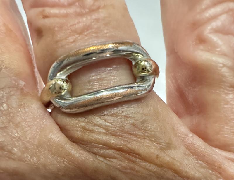 Customer photo for "I loved it but it tarnished within 6 months"