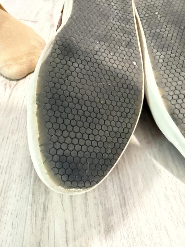 Customer photo for "Soles wore away in months"