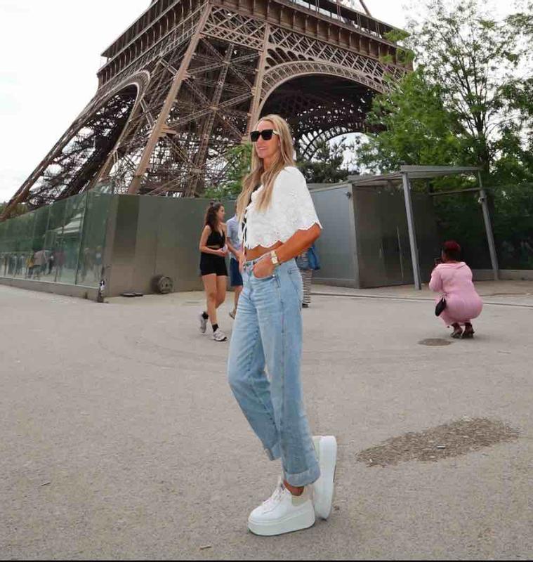 Customer photo for "Statement Sneaker for the Win!"