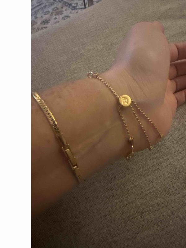 Chain Link Friendship Slider Bracelet