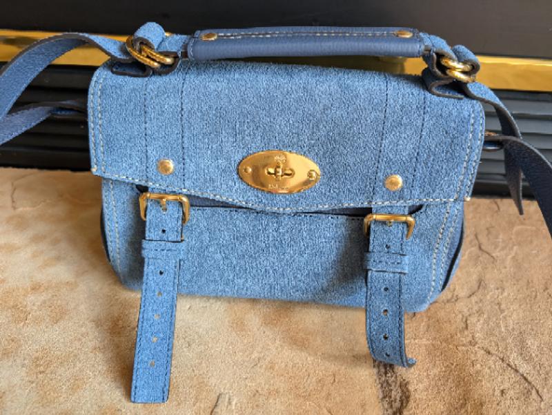 Customer photo for "IMHO, I recommend the Mini Alexa Leather Satchel"