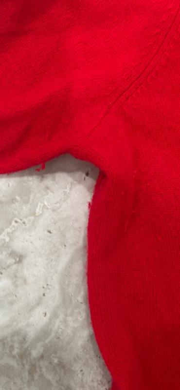 Customer photo for "Item clearly previously worn!"