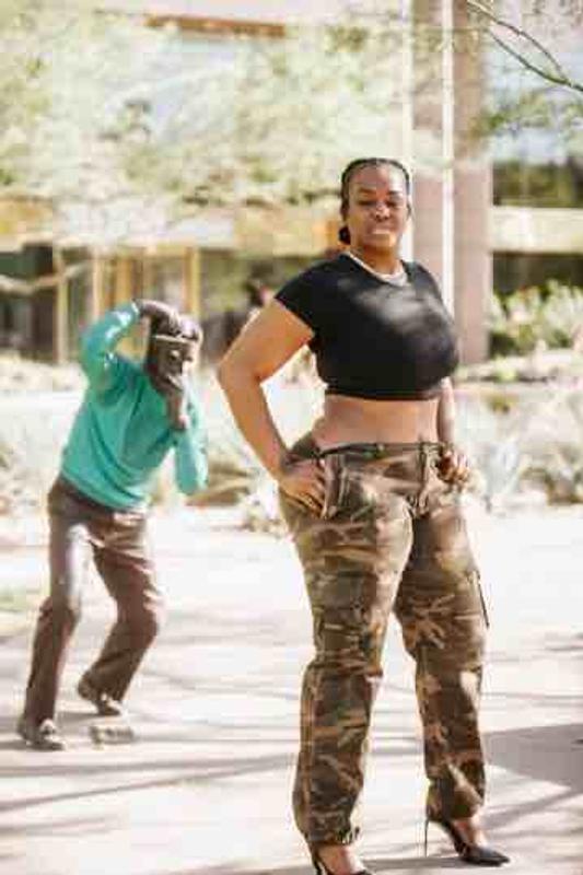 Customer photo for "fatigue pants"