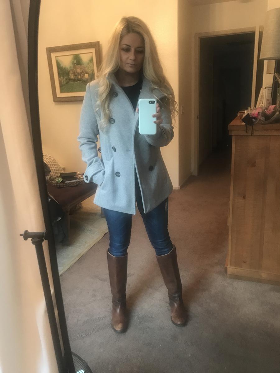 Double breasted peacoat thread & supply deals