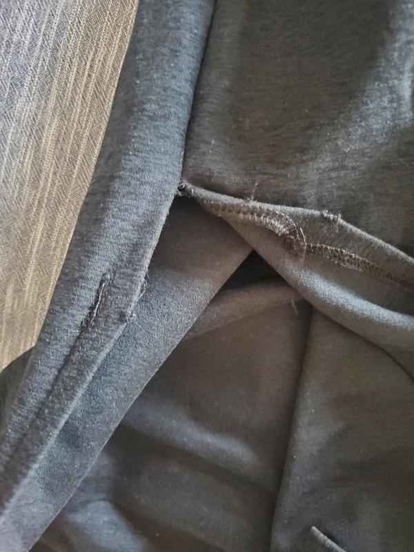 Customer photo for "Comfortable but poor quality"