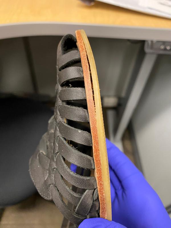 Customer photo for "The sole is coming apart"