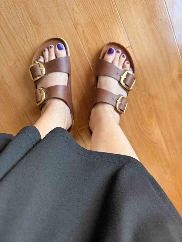 Customer photo for "Great for wide problem feet!"