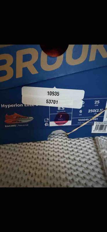 Customer photo for "received wrong shoe size twice"