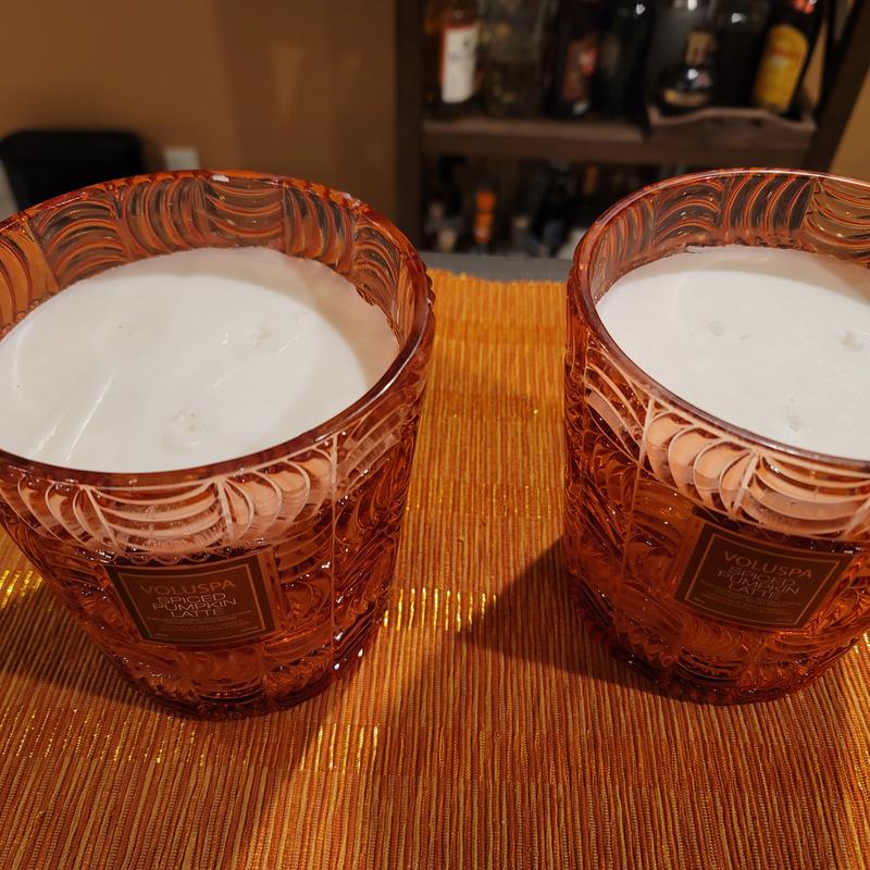 Customer photo for "Wickless Spiced Pumpkin"