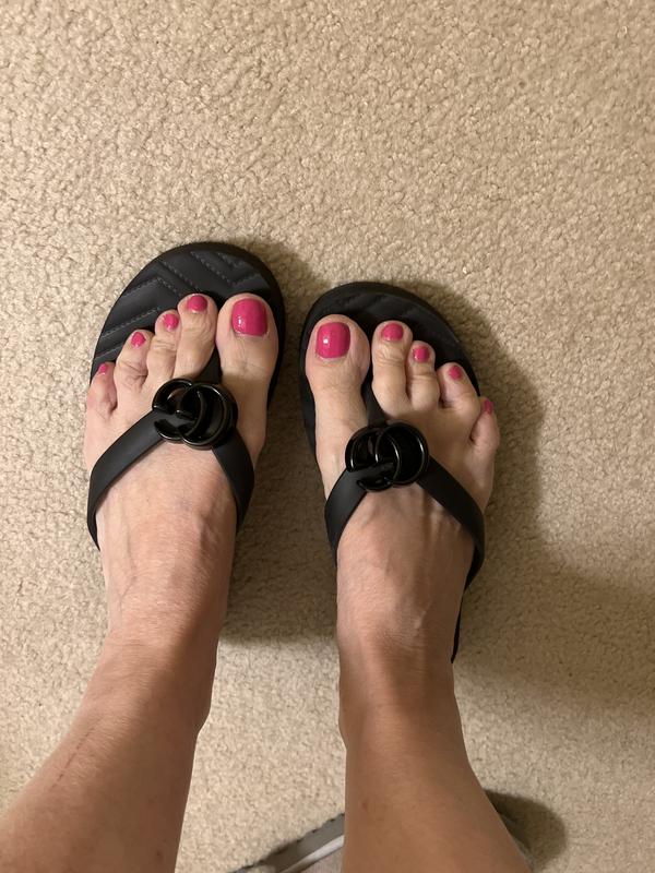 Customer photo for "Gucci flip flop"