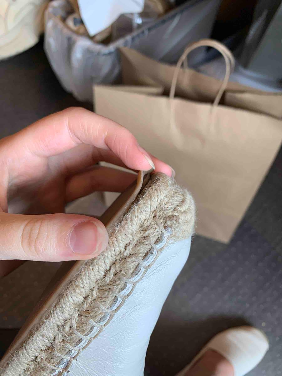 Customer photo for "loved these shoes but they are falling apart :("