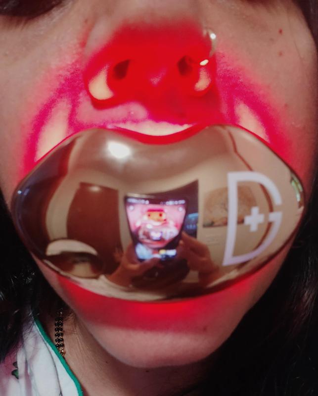 Customer photo for "Sturdy and Effective! My lips look visibly plump!"