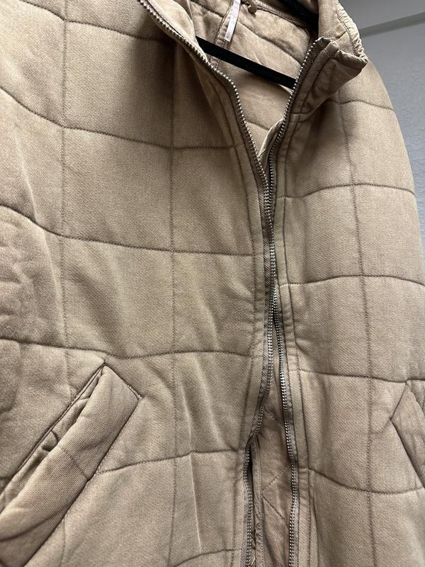 Customer photo for "Nice heavy jacket, color is a little off"