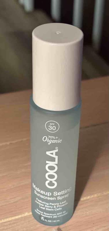 Customer photo for "SPF in a Setting Spray"