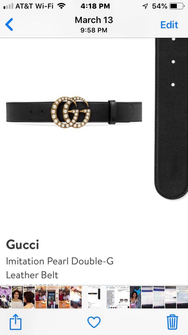Customer photo for "Gucci Imitation Pearl"
