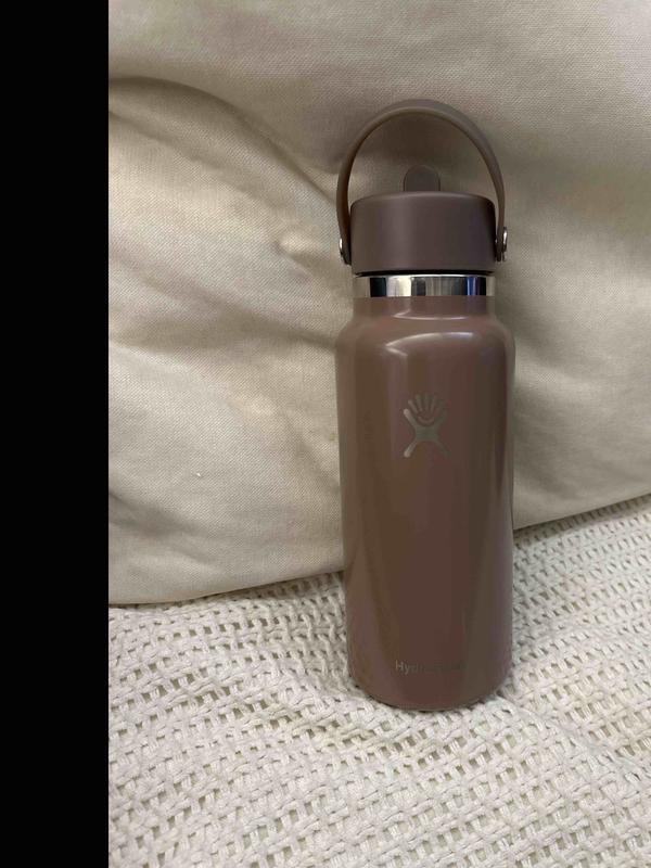 32-Ounce Wide Mouth Flex Straw Cap Water Bottle
