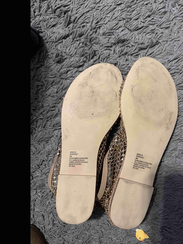 Customer photo for "received worn item"