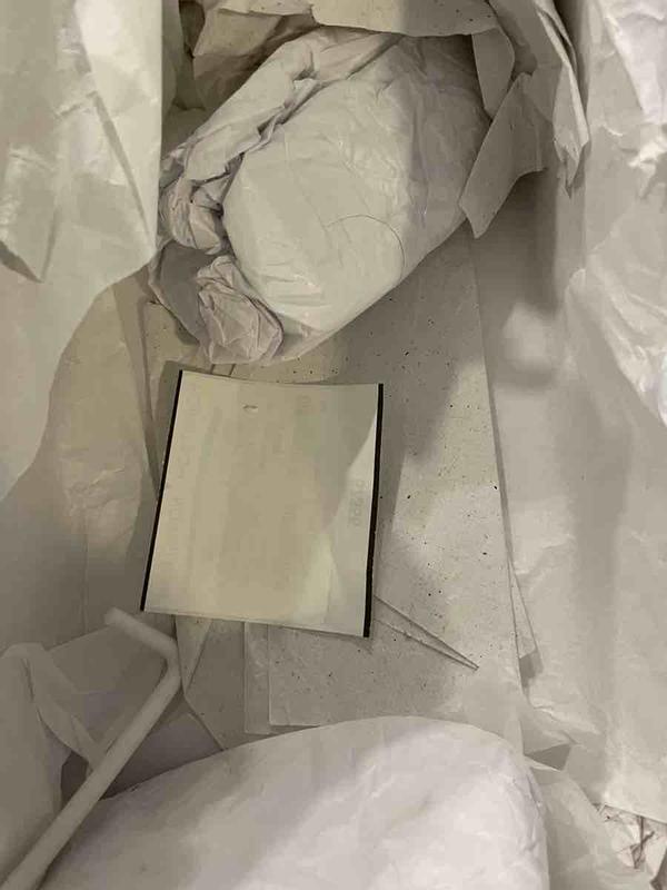 Customer photo for "Shoes are fine but the packaging was gross"