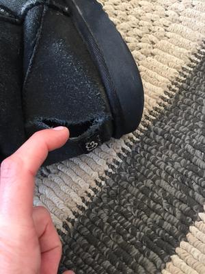 Customer photo for "Damaged by Heel"