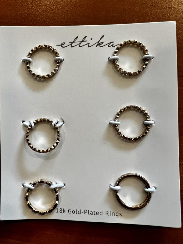 Customer photo for "Tiny little ring set"