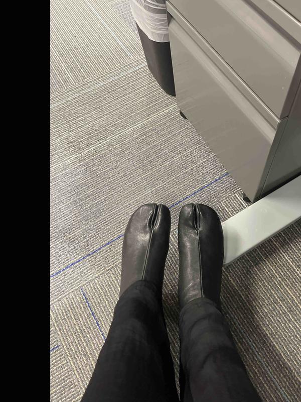 Customer photo for "Comfiest boots EVER"