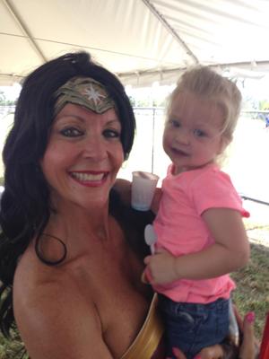 Customer photo for "Baby Doll is a Superhero's friend !"