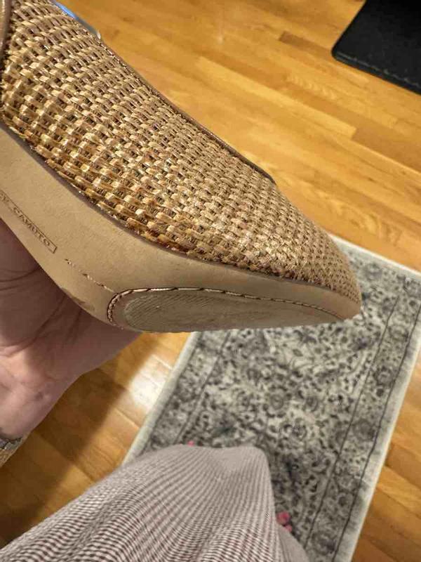 Customer photo for "Poor Quality Looked Worn Straight Out of the Box"