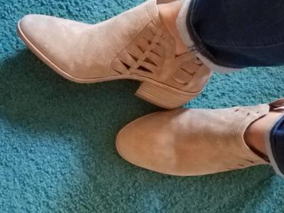 Customer photo for "Cute Comfy 'Peera' Cutout Bootie"