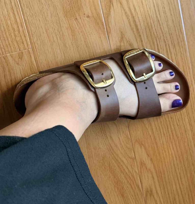 Customer photo for "Great for wide problem feet!"