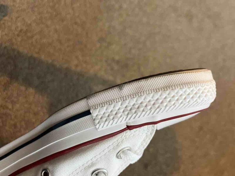 Customer photo for "Shoes look worn"
