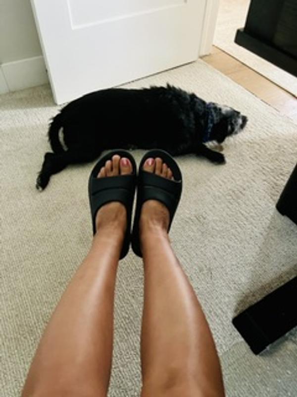 Customer photo for "Fits small, narrow feet"