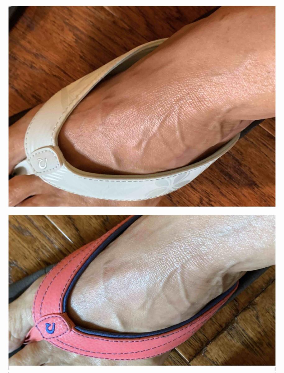 Oversized straps ON THIS PAIR