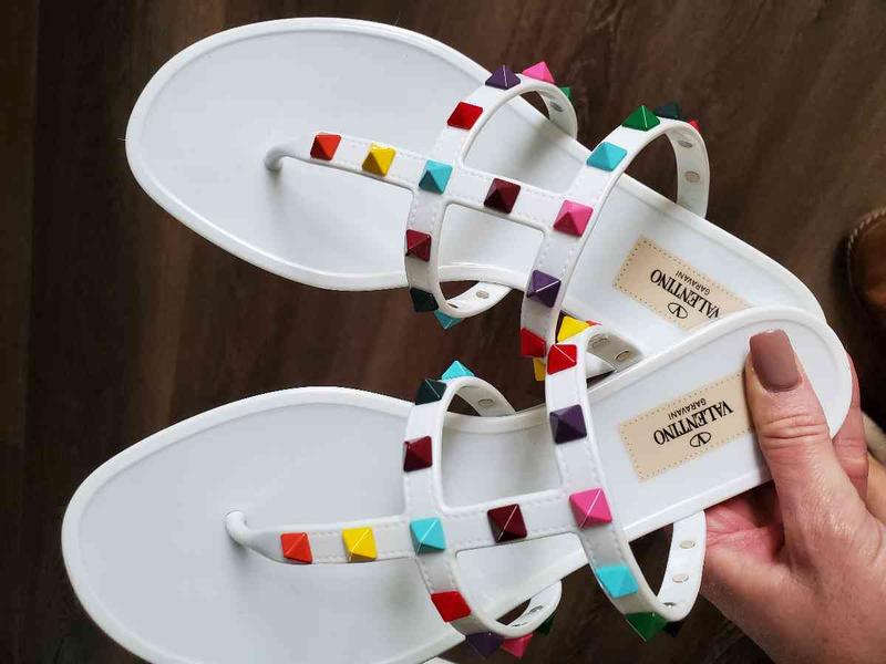 【関税＆送料込み】VALENTINO GARAVANI Sandals Valentino Garavani Rockstud leather sandal