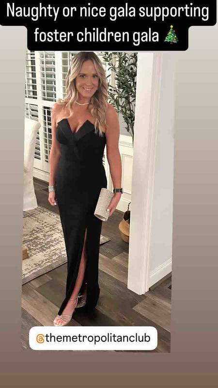 Customer photo for "beautiful black gown"
