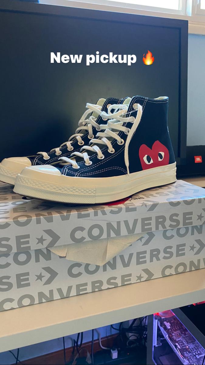 Comme des Garçons PLAY x Converse Chuck Taylor® - Hidden Heart ... Comme des Garçons PLAY x Converse Chuck Taylor® - Hidden Heart ...