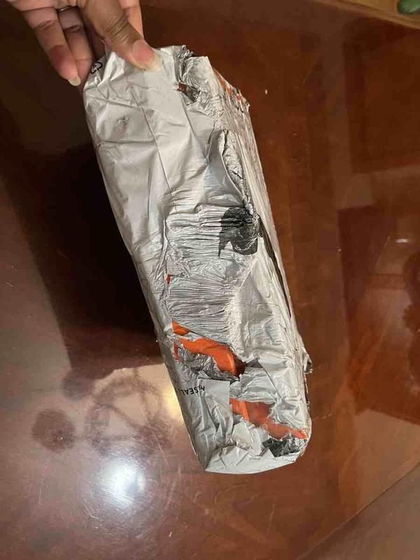 Customer photo for "they need better shipping protocol"