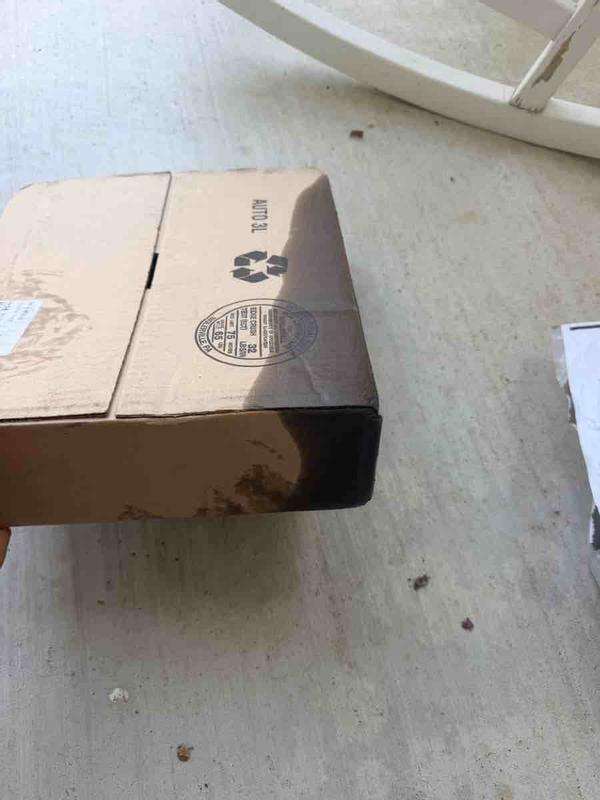 Customer photo for "ordered twice, arrived melted both times"