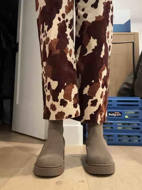 Customer photo for "Cute, Sturdy, Tight Toe Box"