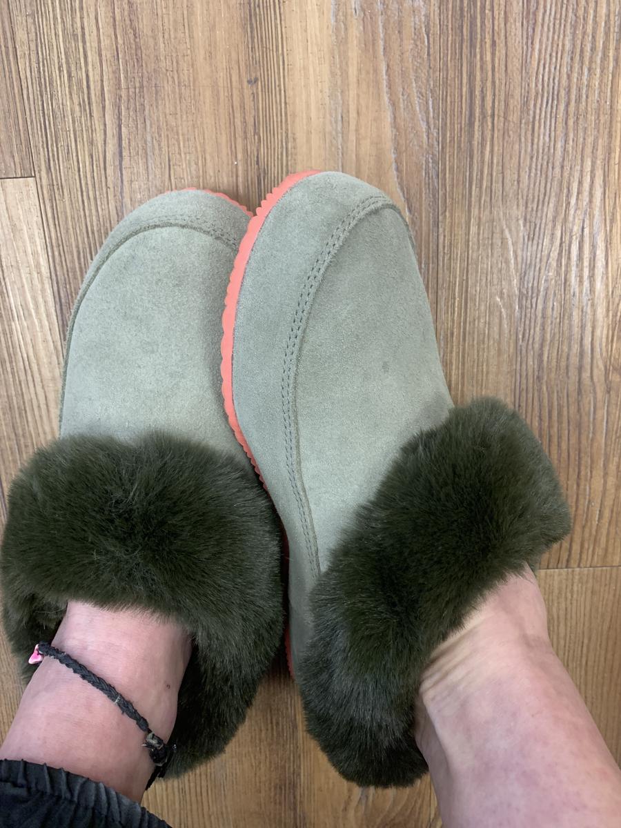 Sorel Coffee-Run Slides sage.