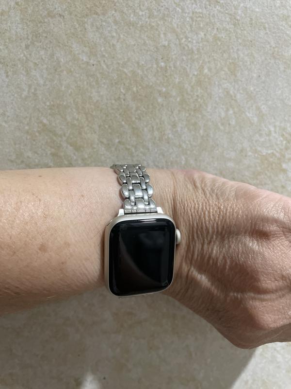Customer photo for "Classy wristband with scalloped edges"