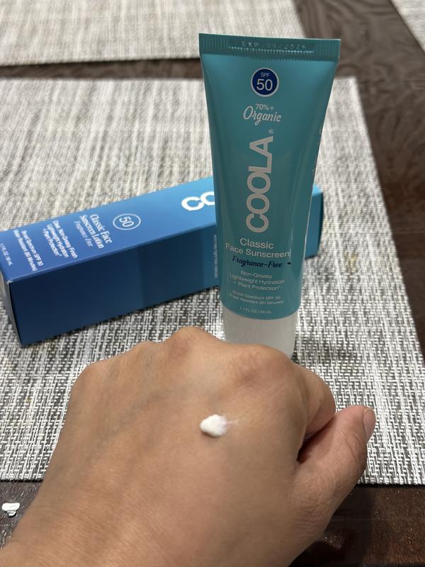 Customer photo for "Fantastic sunscreen for sensitive skin"