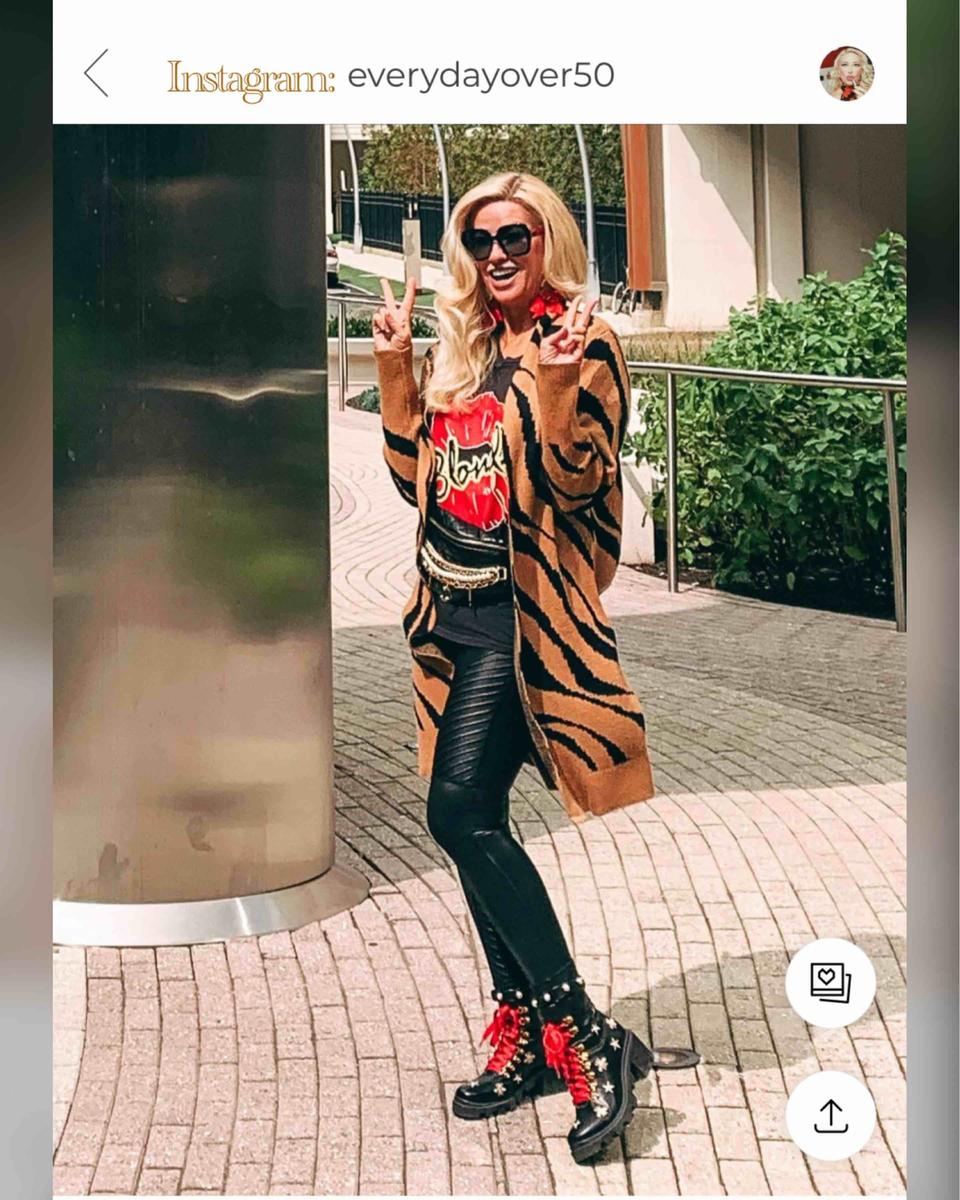 Customer photo for "softest cardi"